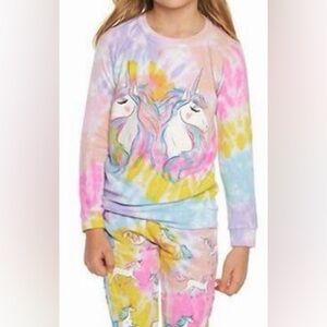 Chaser Magical Unicorn Kids  Lounge/Sweatsuit Set - 🌈Pastel Tie dye